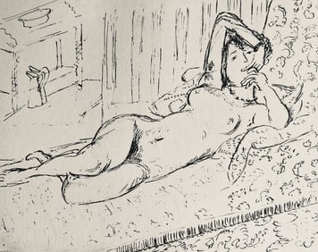 Henri Matisse, Composition (Dutel 3), Dessins de Henri-Matisse, Limited Edition Lithograph