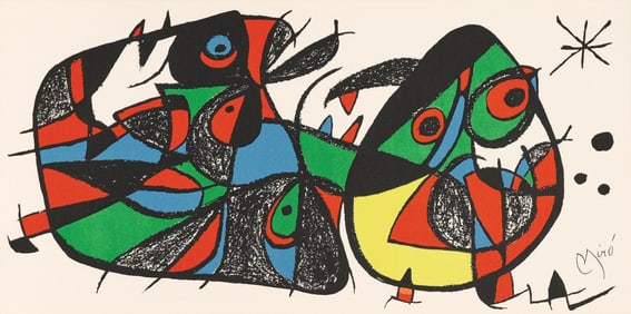 Joan Miro, Composition (Cramer 193; Mourlot 936), Limited Edition Lithograph