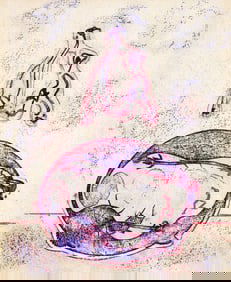 Max Ernst, Composition (Spies/Leppien 202D), XXe siecle, Limited Edition Lithograph