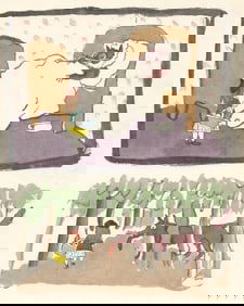 Jules Pascin, Little Red Riding Hood (Le chaperon rouge), XXe siecle, Limited Edition Lithograph