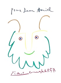 Pablo Picasso, Pour Leon Amiel, Limited Edition Etching