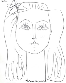 Pablo Picasso, Composition, Picasso Lithographs Since 1945, Cincinnati Art Museum, Limited Edition