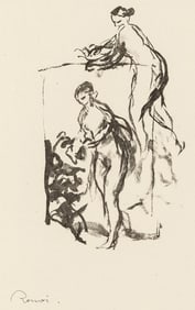 Pierre-Auguste Renoir, Femme au cep de vigne, Les Lithographies de Renoir, Limited Edition