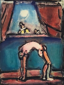 Georges Rouault, Acrobate, Divertissement, Editions de la Revue Verve, Limited Edition Lithograph