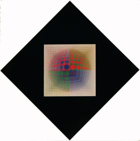 Victor Vasarely, Composition, Vega, Limited Edition Heliogravure