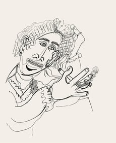 Marc Chagall, Composition, Suite Provinciale avec 92 dessins inedits de Marc Chagall, Limited