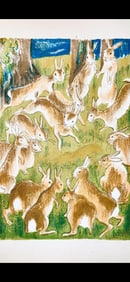 Maurice Mourlot, Composition, de Goupil a Margot, Histoires De Betes, Limited Edition Lithograph