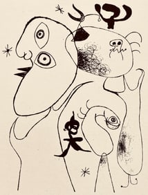 Joan Miro, Composition, The Prints of Joan Miro, Limited Edition Etching