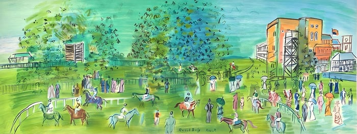 Raoul Dufy, Ascot, Raoul Dufy, Collection Pierre Levy, Limited Edition Lithograph