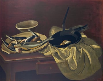 Andre Derain, Nature morte aux Poissons et a La Poele, Andre Derain, Collection Pierre Levy, Limited