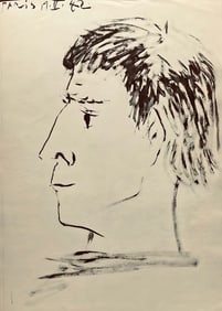 Pablo Picasso, Composition, Carnet de dessins de Picasso, Cahiers d'Art, Limited Edition Lithograph