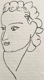 Henri Matisse, Lithographie V (Duthuit 20), Repli, Gravures de Henri Matisse, Limited Edition