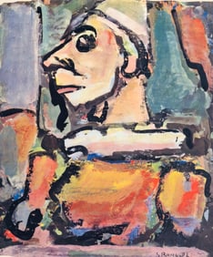Georges Rouault, Le Moqueur, Divertissement, Editions de la Revue Verve, Limited Edition Lithograph