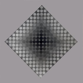 Victor Vasarely, Composition, CTA 102, Limited Edition Heliogravure