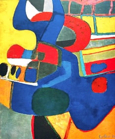 Maurice Esteve, Centre domine, Maurice Esteve, Peintres d'aujourd'hui, Limited Edition Heliogravure