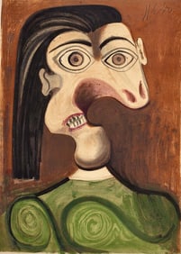 Pablo Picasso, Composition (Cramer 67; Bloch 748; Mourlot 245; Bloch, Books 66), La Guerre et la