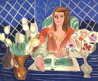 Henri Matisse, Mademoiselle A.N., Portraits par Henri Matisse, Limited Edition Lithograph
