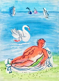 Raoul Dufy, Composition, Les Cotes Normandes, Limited Edition Lithograph