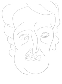 Henri Matisse, [Edgar Allan] Poe, Poesies de Stephane Mallarme, Limited Edition Lithograph