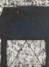 Antoni Tapies, Composition, Derriere le miroir, Limited Edition Lithograph