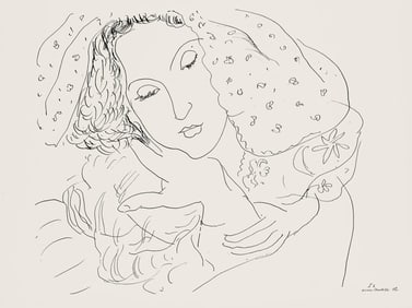 Henri Matisse, Serie I, var. 2 (Duthuit 9), Henri Matisse, Dessins, Themes et variations, Limited