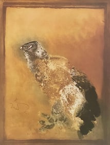 Kaiko Moti, Eagle, Original Edition Offset Lithograph