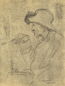 Albert Andre, Portrait de Auguste Renoir, Les Lithographies de Renoir, Limited Edition Lithograph