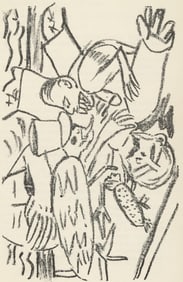 Max Beckmann, Composition (Gallwitz 286; Hofmaier 323-329; Rifkind 150 1-7), Der Mensch ist kein