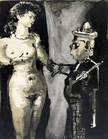 Pablo Picasso, Composition, La Comedie Humaine, Verve, Revue Artistique et Litteraire, Limited