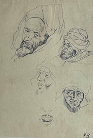 Eugene Delacroix, Composition, Trente et un Dessins et Aquarelles du Maroc, Limited Edition