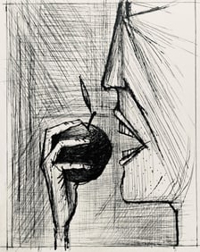 Bernard Buffet, Composition (Reinz 208-222), Voyages Fantastiques, Limited Edition Etching