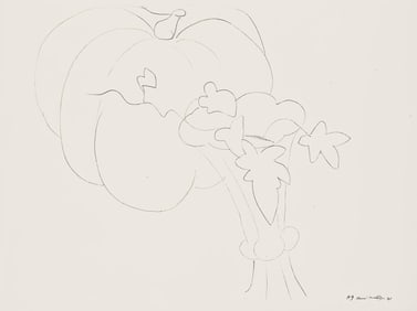 Henri Matisse, Serie H, var. 9 (Duthuit 9), Henri Matisse, Dessins, Themes et variations, Limited