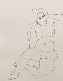 Henri Matisse, Composition (Dutel 3), Dessins de Henri-Matisse, Limited Edition Lithograph