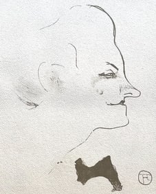 Henri de Toulouse-Lautrec, Yvette Guilbert, TLautrec, Philadelphia Museum of Art, Limited Edition