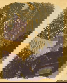 Edouard Vuillard, Une Galerie au Gymnase, L'œuvre grave de Vuillard, Limited Edition Lithograph