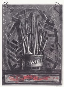Jasper Johns, Composition, Jasper Johns, 17 Monotypes, Limited Edition Heliogravure