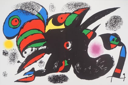 Joan Miro, Composition, XXe siecle, Limited Edition Lithograph