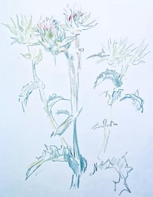 Oskar Kokoschka, Composition, Skizzenbuch der Italienischen Reise 1963, Limited Edition Lithograph