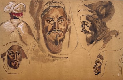 Eugene Delacroix, Composition, Trente et un Dessins et Aquarelles du Maroc, Limited Edition