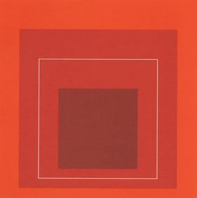 Josef Albers, Homage to the Square, Josef Albers: White Line Squares, Limited Edition Lithograph