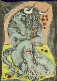 Pierre-Yves Tremois, Initiation, Vins, Fleurs et Flammes, Limited Edition Lithograph