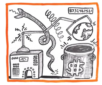 Keith Haring, Composition, Against All Odds, Limited Edition Lithograph