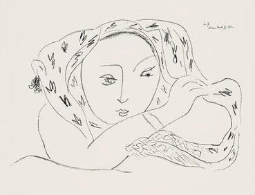 Henri Matisse, Serie L, var. 7 (Duthuit 9), Henri Matisse, Dessins, Themes et variations, Limited