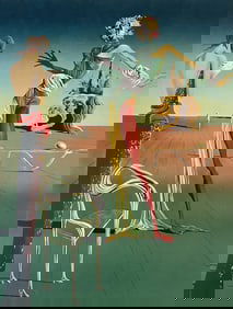 Salvador Dali, Femme a tete de Roses, Limited Edition Lithograph