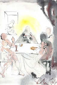 Salvador Dali, Composition (Michler/Lopsinger 1600; Field 69-3), Biblia Sacra, Limited Edition