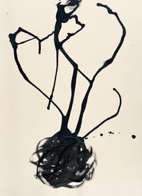 Dale Chihuly, Composition, Ikebana Series, Original Painting