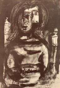 Pablo Picasso, Composition, Carnet de dessins de Picasso, Cahiers d'Art, Limited Edition Lithograph