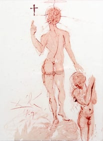 Salvador Dali, Composition (Michler/Lopsinger 1600; Field 69-3), Biblia Sacra, Limited Edition