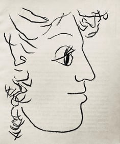 Andre Marchand, Composition, pierre a feu provence noire, Limited Edition Lithograph