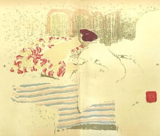 Edouard Vuillard, La Naissance d'Annette, L'œuvre grave de Vuillard, Limited Edition Lithograph